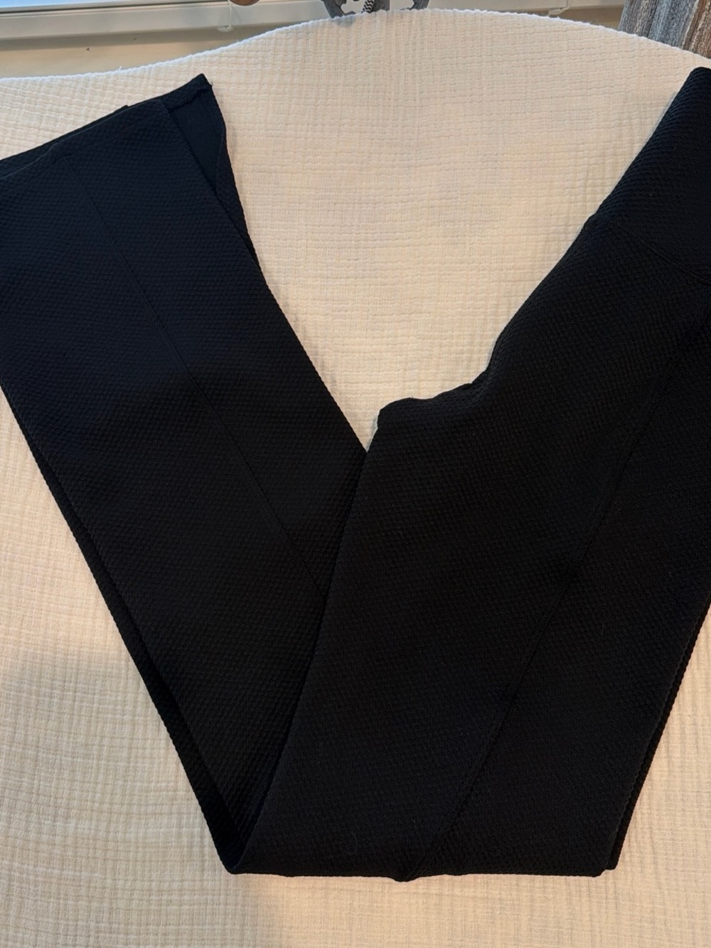 Beach Riot Black Textured Sport Leggings